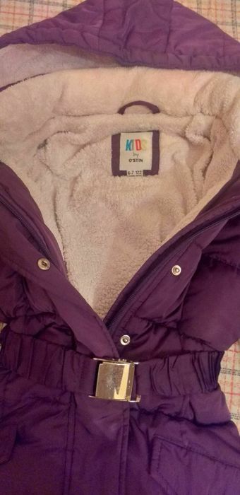 теплая куртка рост 110 см, 6-8 лет