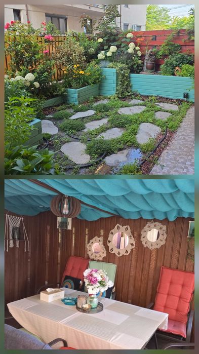 Apartament 2 camere + curte privată 50 mp + loc de parcare proprietate