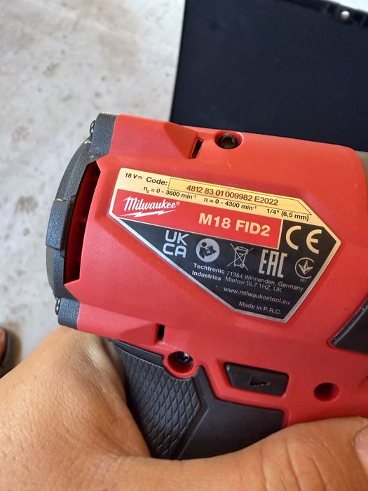 Milwaukee M18 FID2 impact
