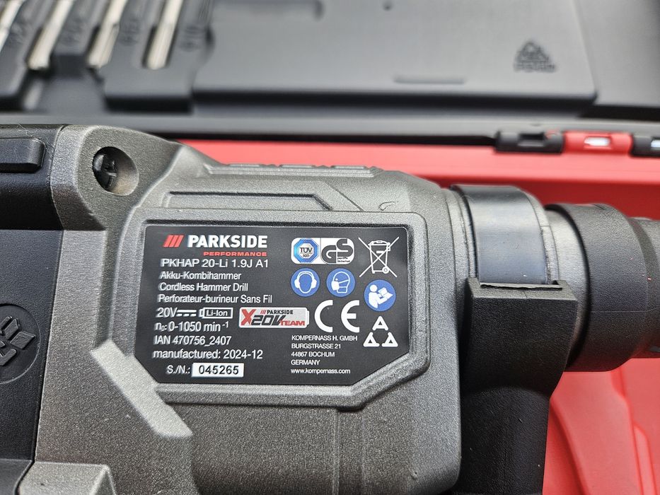 Акумулаторен перфоратор Parkside PBHAP 20 Li A1 , 1.9 J. Чисто нов! 

БЕЗ БАТЕРИЯ И ЗАРЯДНО!

В гаранци
