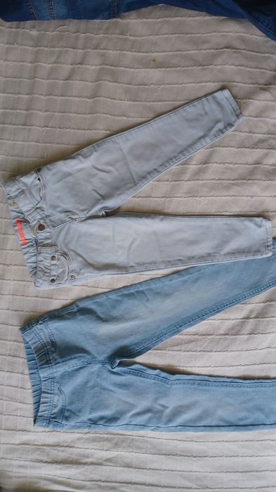 детски дънки и дънкови  гащеризончета за 4-5г