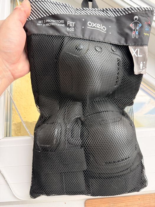Protectii cotiere genunchiere maini Decathlon Fit500 XL