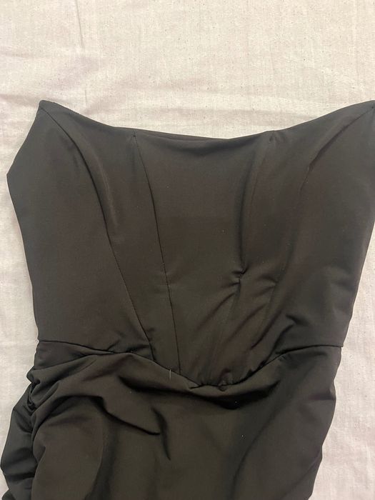 Черна къса рокля