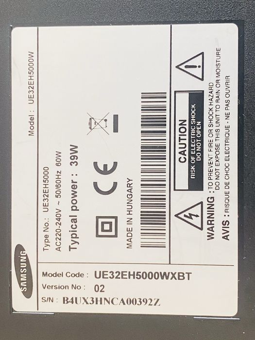 Samsung  32  , модел  : UE32EH5000 ,  Full HD