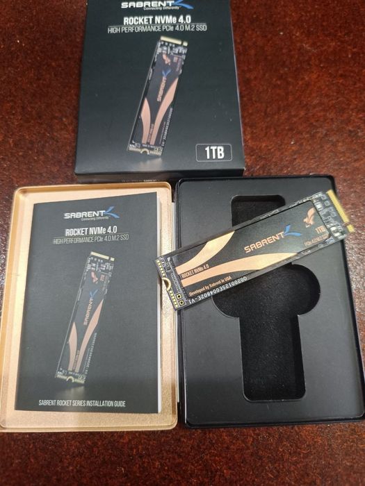 M2 SSD Sabrent Rocket NVMe 4.0