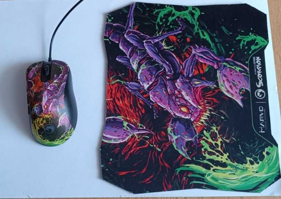 Kit mouse si mousepad gaming Marvo M603 + G20
