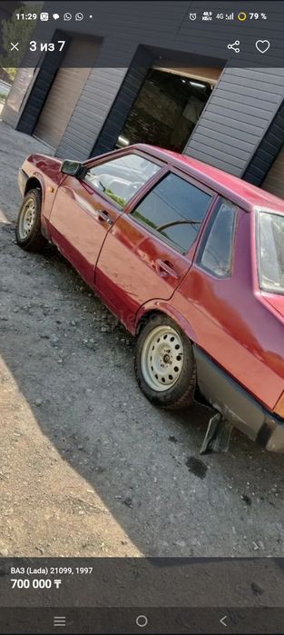 Продам ваз 21099  торг  у капота
