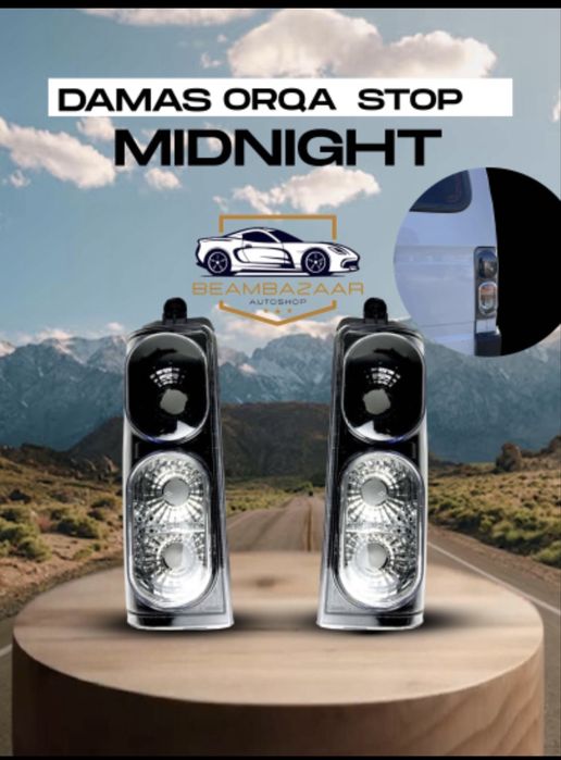 Damas midnight orqa stoplar