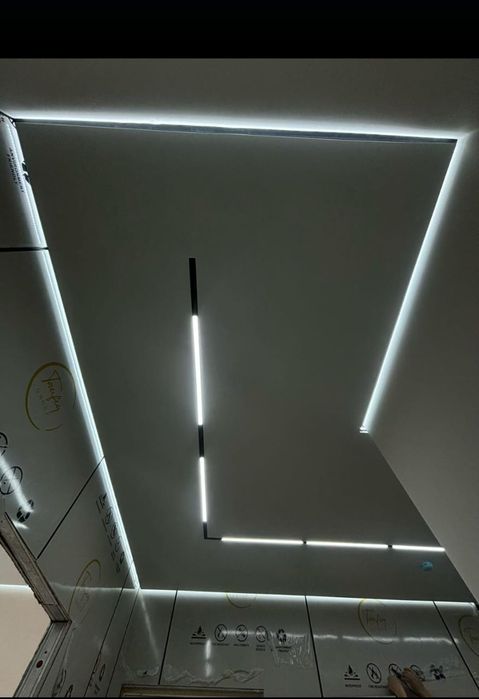 Натяжные потолки . Кермелі төбе. eko tobe