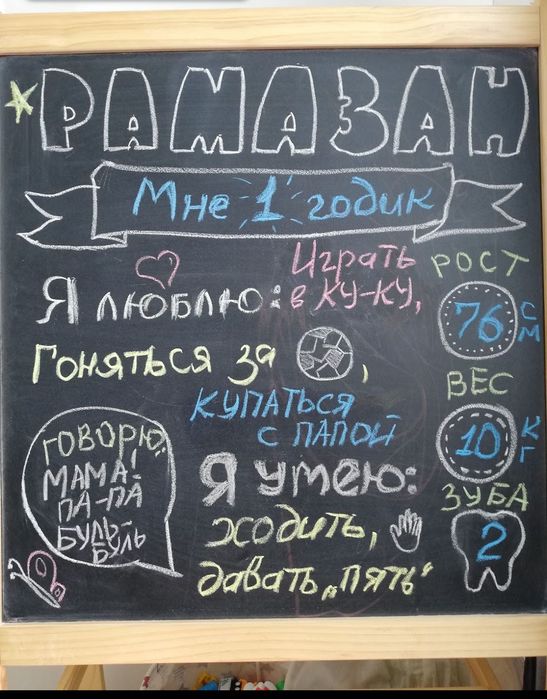 Доска-мольберт ИКЕА детская для рисования мелом