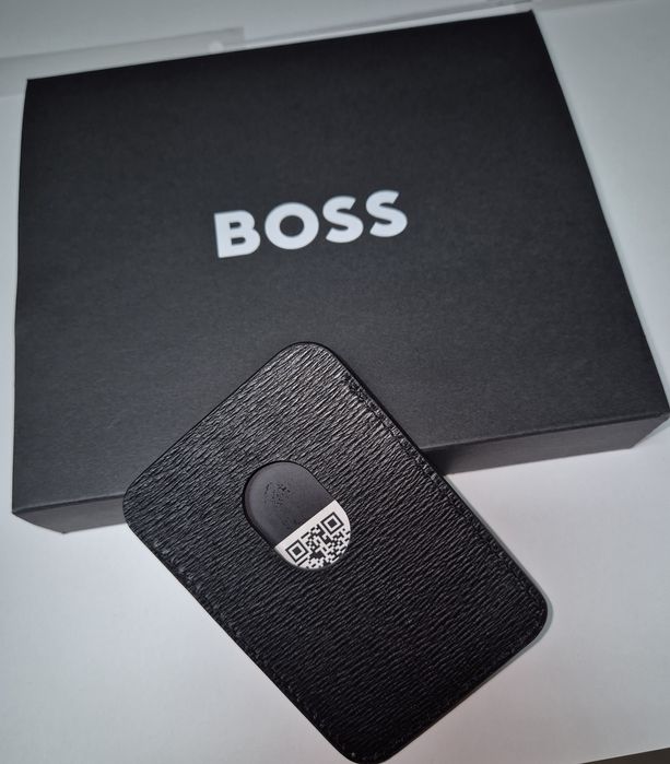 Hugo Boss Калъф за карти Classic Grained, магнитен, за телефон