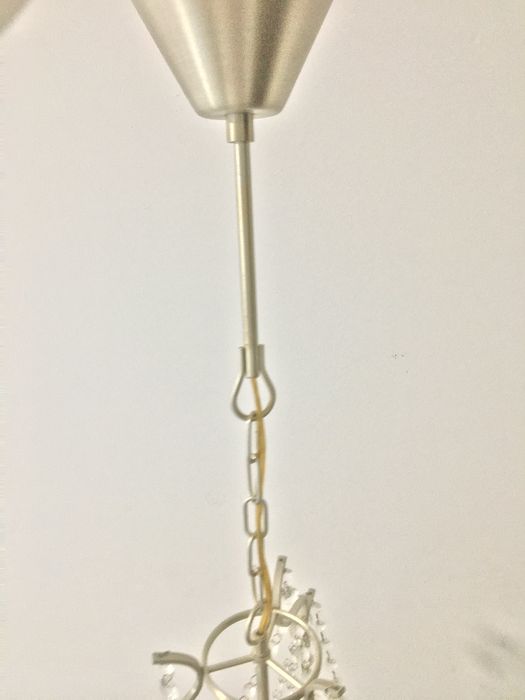 Candelabru lustră Ikea ornamente sticlă
