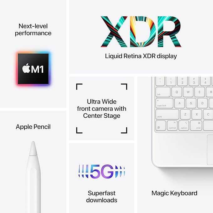 iPad Pro, 12.9-inch (5th generation) 5G+новый чехол X-LEVEL 12.9 M1