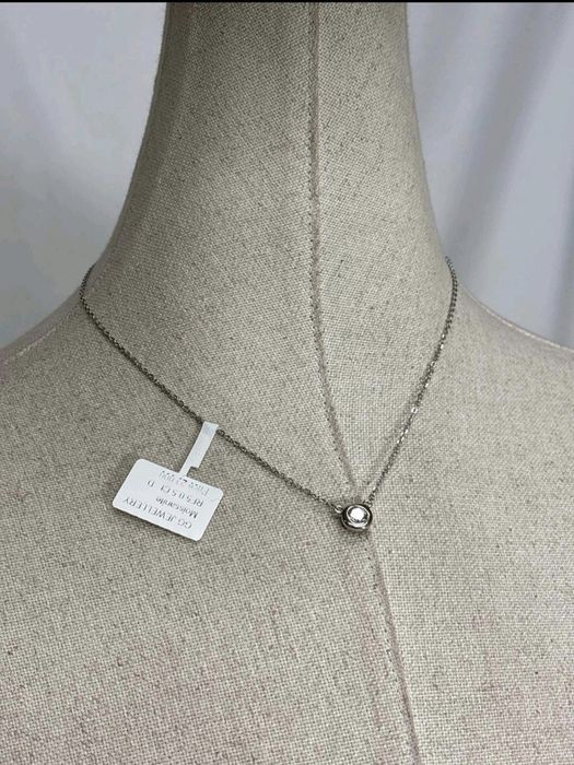Серебряная цепочка S925 с муассанитом