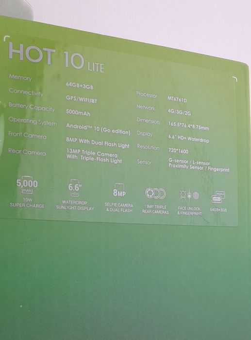 Продам телефон Infinx Hot 10 lite 64gb