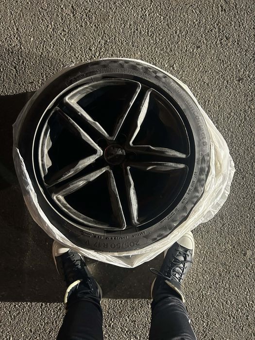 Jante r17 5x112 205/50 cu cauciucuri vara