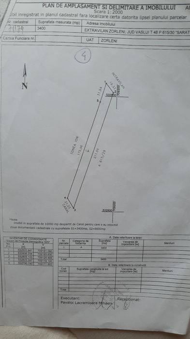 Ideal investitie!Vând 30 000 mp teren la sosea Zorleni