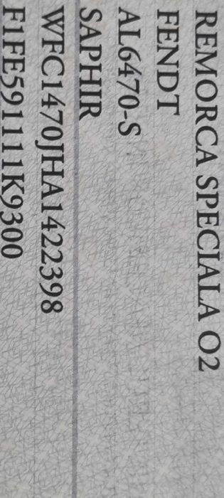 Vand Rulota FENDT  , Model SAPHIR AL6470-S