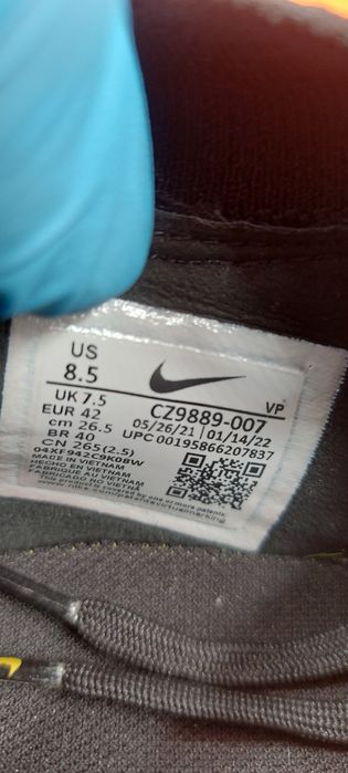 Nike Phantom Gt 2 Elite Df Fg Black Metallic Gold номер 42 Оригинални