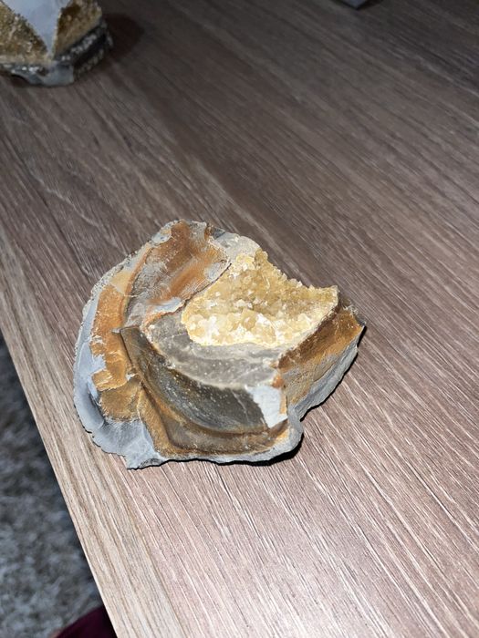 Geodă de agat și cuarț – cristale drusy naturale brut