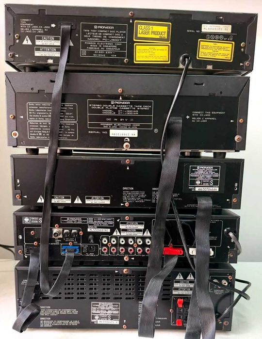 Linie Audio Pioneer Premium – Amplificator CD Deck EQ Putere tuner 5 Componente (J500/J400/J300)