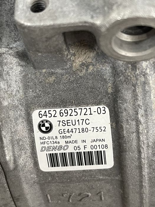Компрессор кондиционера BMW e60 N52 БМВ е60 n52
