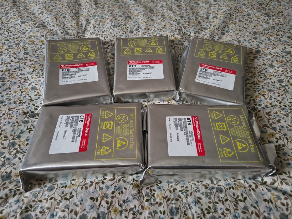 Hard Disk Western Digital Red Pro 7200 rpm, 8 TB NAS, SATA-III 6 Gbps  (Sigilat)