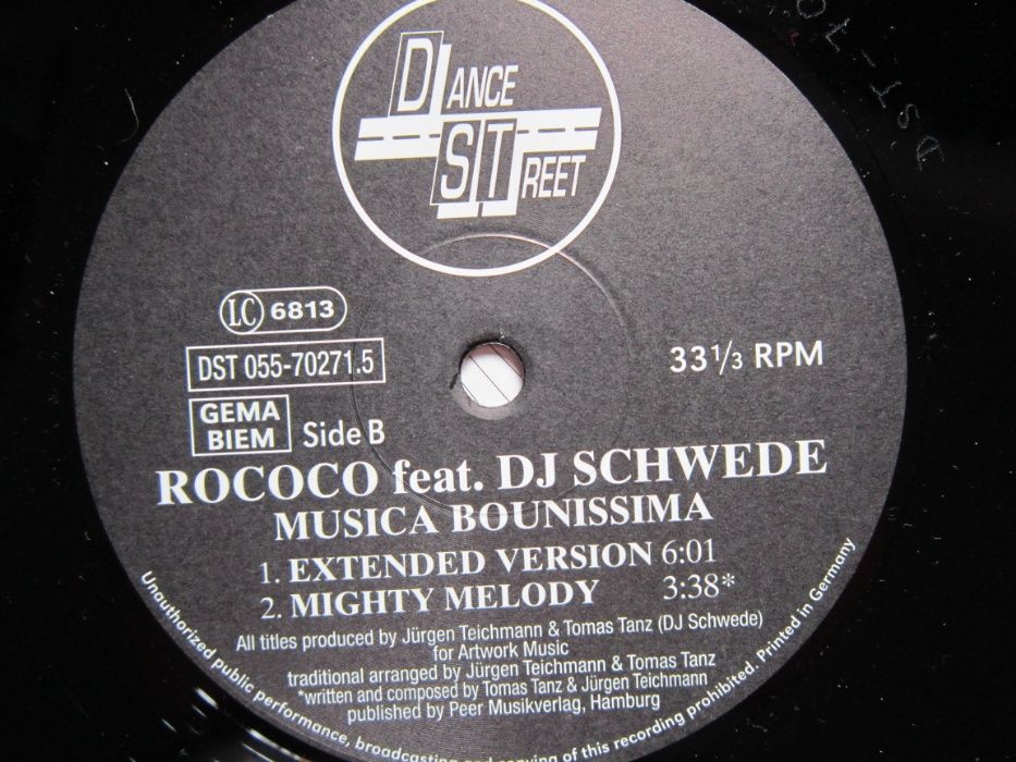 rar Rococo feat. DJ Schwede-Musica Bounissima(Electronic,Trance)