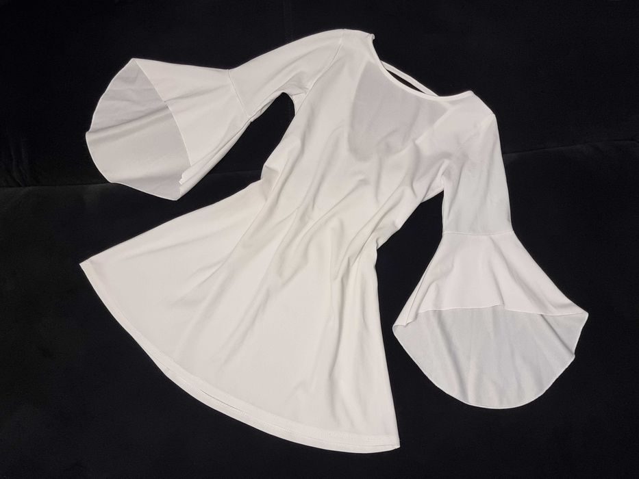 Rochie alba simpla, rochita marimea M