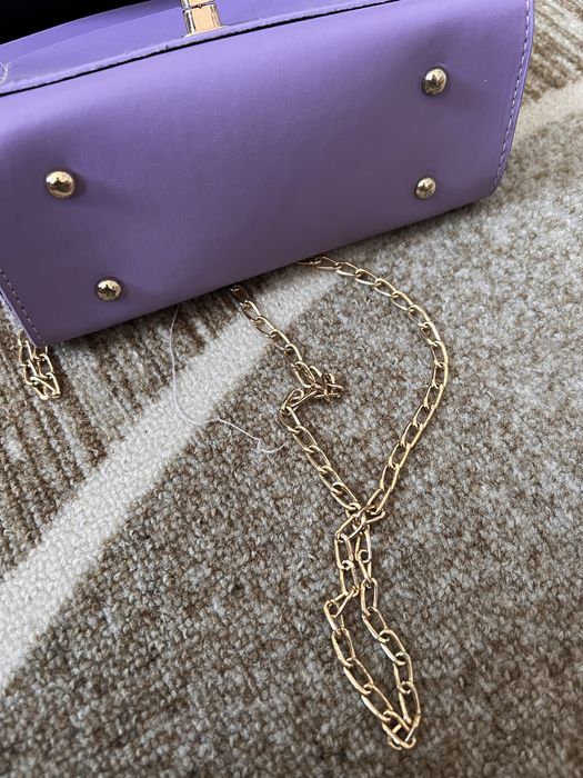 Лилава дамска чанта