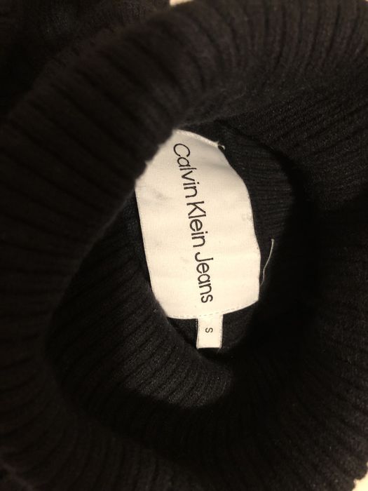 Pulover calvin klein jeans cu lana