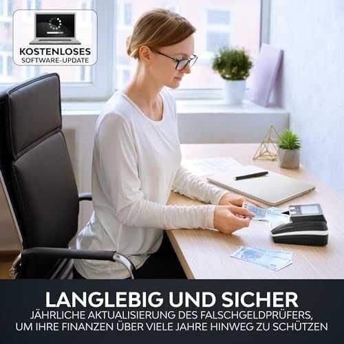 2 в 1 детектор за фалшиви банкноти и брояч ЕВРО / USD / GBP