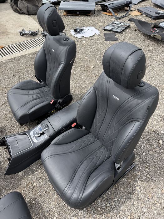 Interior piele / Tapiterie piele Mercedes S63 AMG 2013-2021
