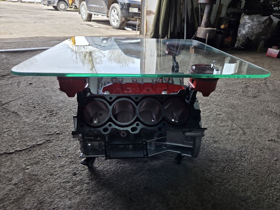 Журнальный столик из двигателя