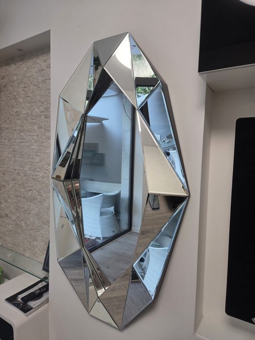 Огледало за стена Diamond Mirror (Silver) Diamond XL (140 x 82 см)
