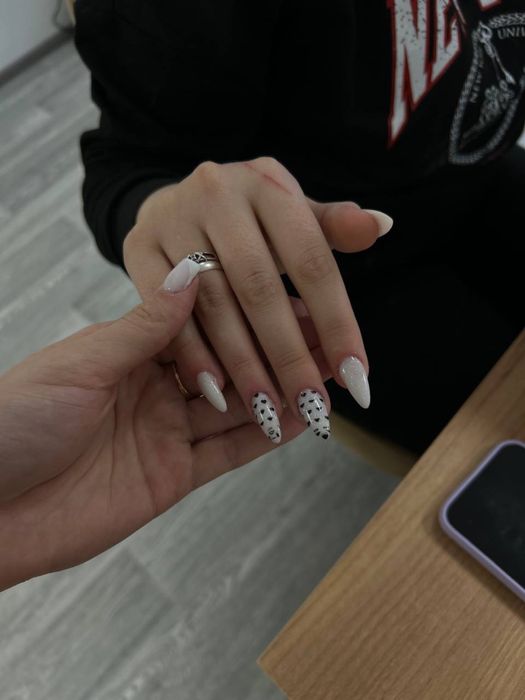 Маникюр наращивание