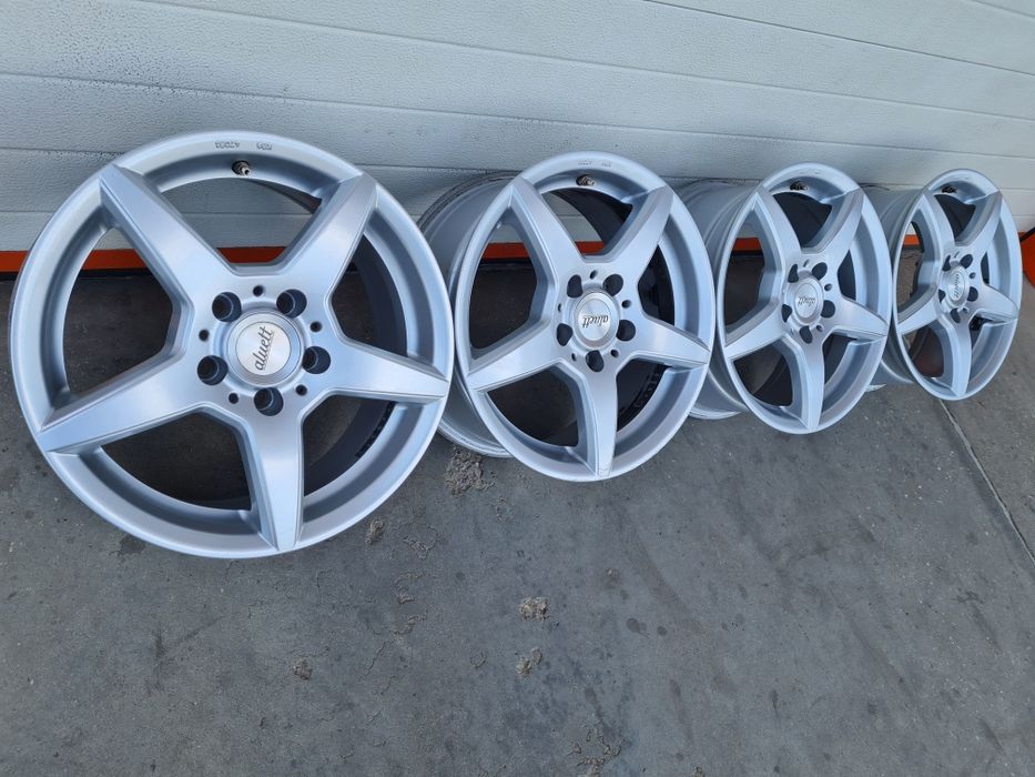 Джанти ALUETT за VW AUDI SEAT SKODA Mercedes R16 5x112 ET38 7J