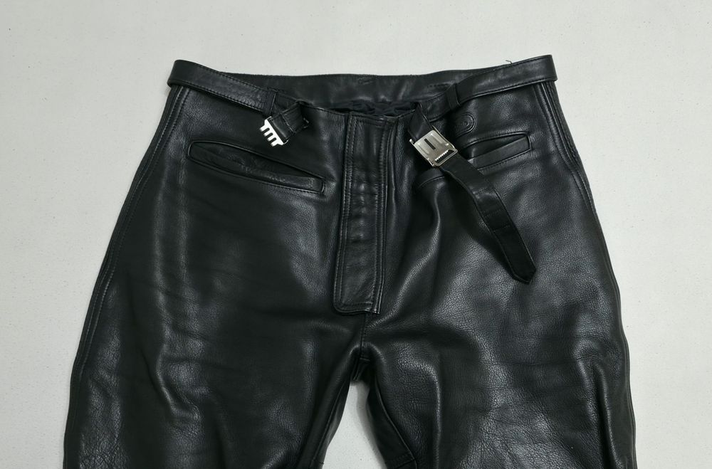 Pantaloni profi moto Hein Gericke Streetline, din piele naturală, marimea 58 (un XXL) Handmade