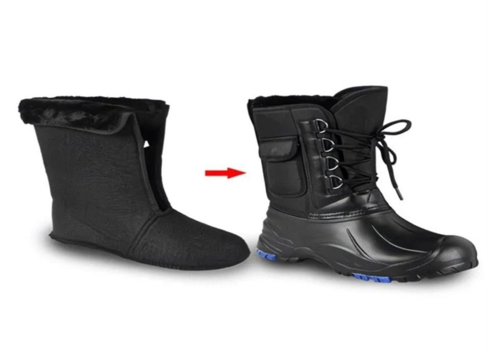 Теплые эва сапоги мужские