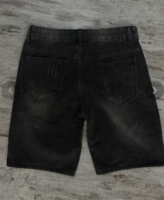 Blugi denim ripped men rhinestones