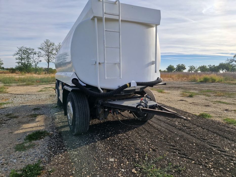 SUPER PREȚ  Remorcă cisternă 18000l aluminiu  pe perne  ! Pentru  agricultură    transport  apă  UAN
