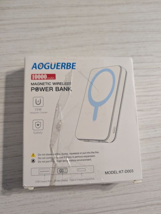 Wireless magnetic Powerbank 10000mAh 15W wireless charging