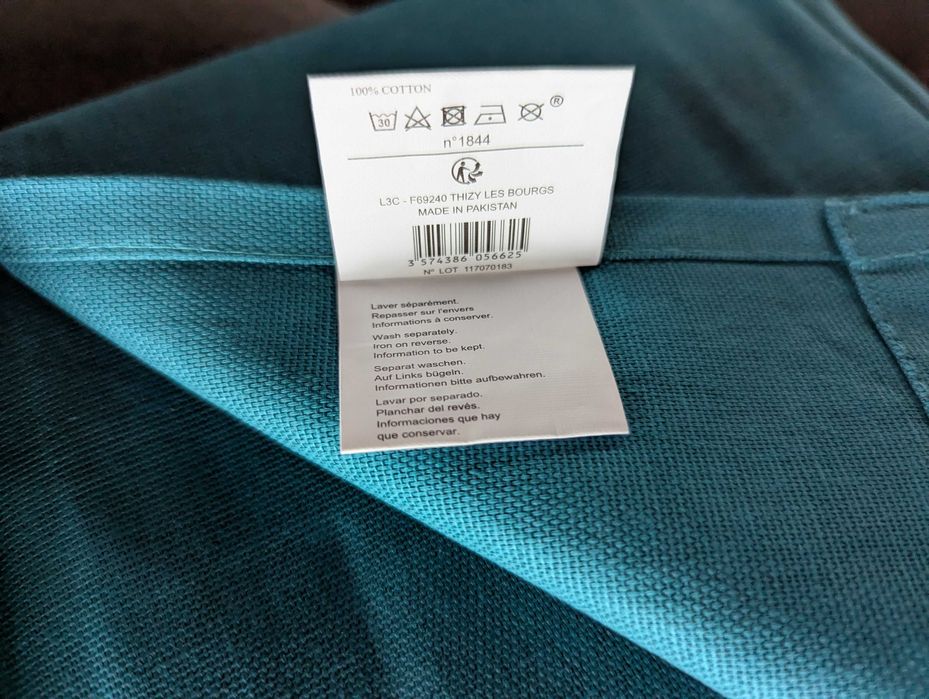 Set draperie Coton d'interieur semiopaca bumbac 140x240 cm - Roz