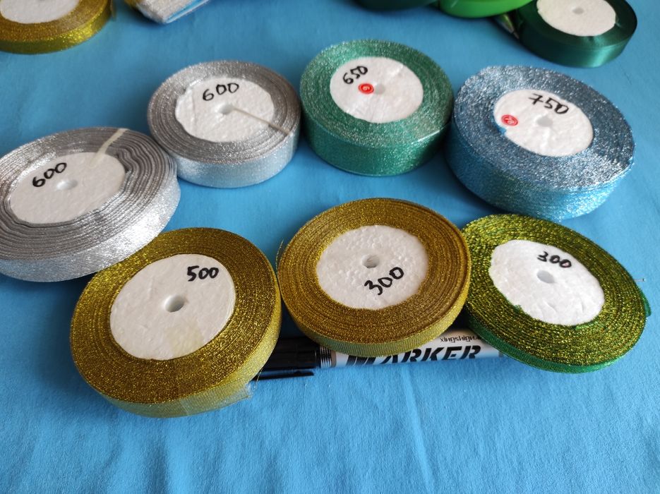 Ленты атласные для рукоделия