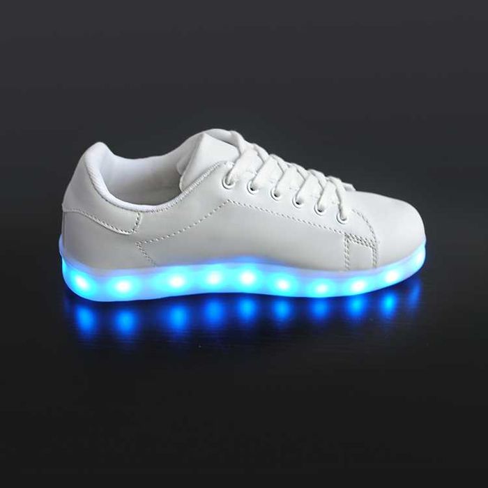 Adidasi cu Luminite / Leduri albi pentru copii, Unisex