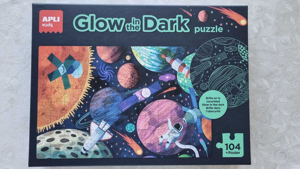 Пъзел Еduca дървен, Сlementoni, Glow in the dark, Ravensburger Cars