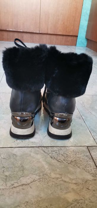Дамски боти черни 39