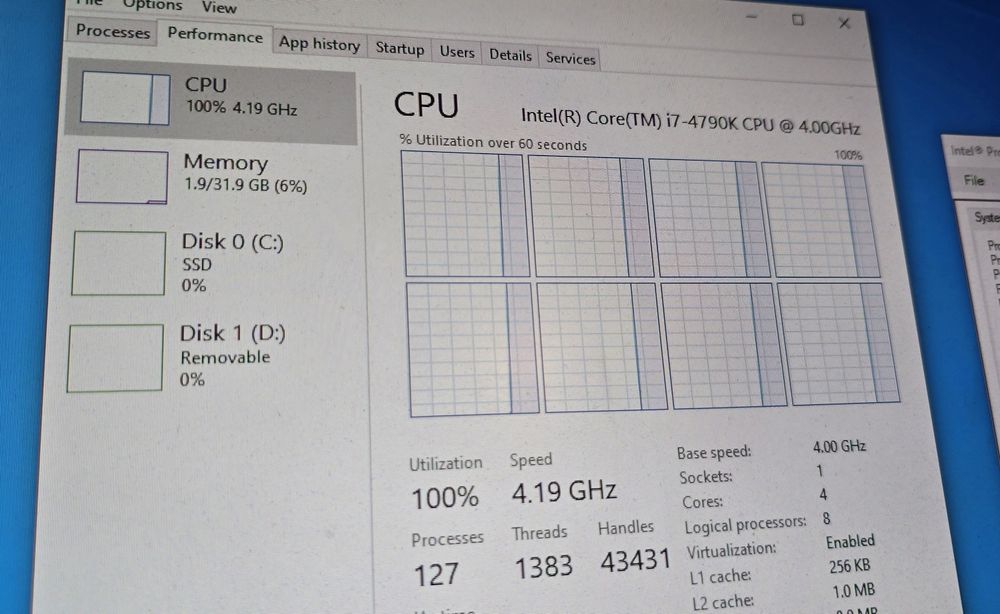 Procesor gaming i7 4790K 4.4GHz 8CPUs socket 1150