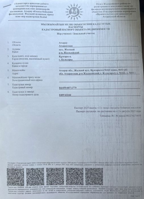 7 ауылдан Жер сатылады