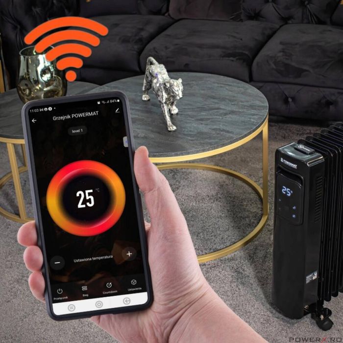 Incalzitor electric ceramic, 2500 W, radiator, 3 trepte de reglare a